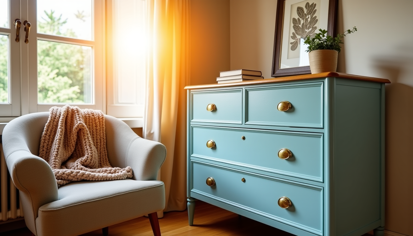 Illustration : les vieux meubles aussi méritent une seconde chance. — transformer son intérieur avec des objets simples ?
