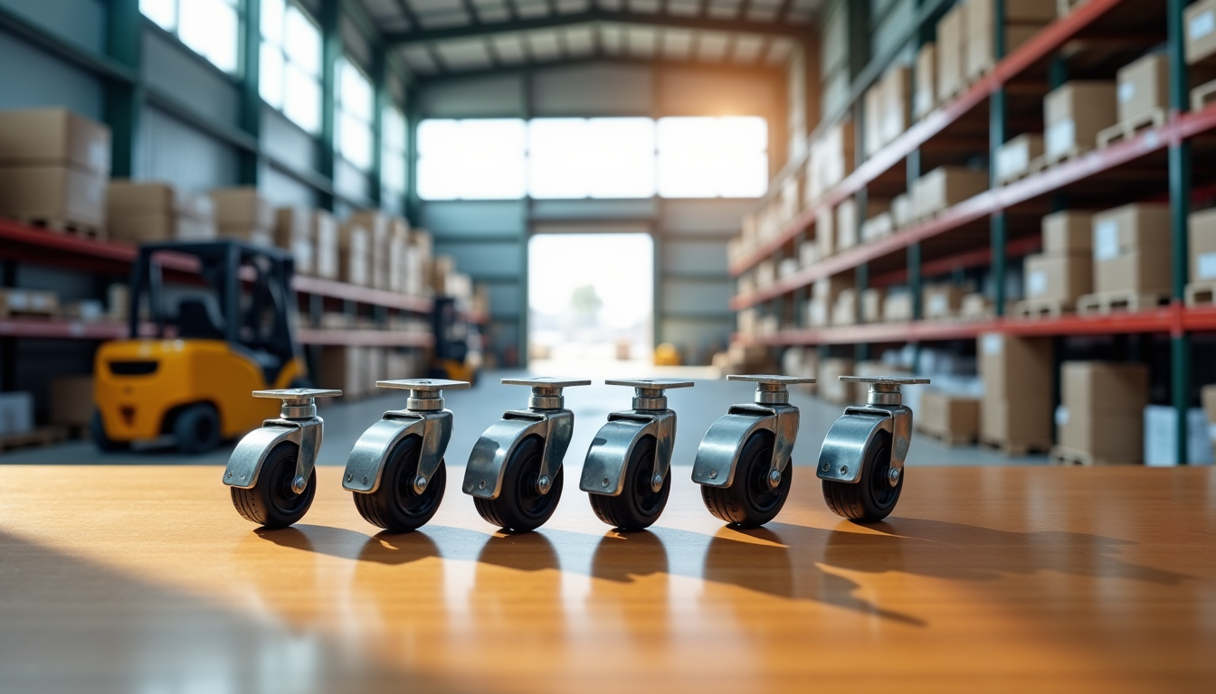 choisir des roulettes de manutention pour optimiser les déplacements en entrepôt ? — l'intégration de roulettes avec freins, qu'ils soient directionnels,