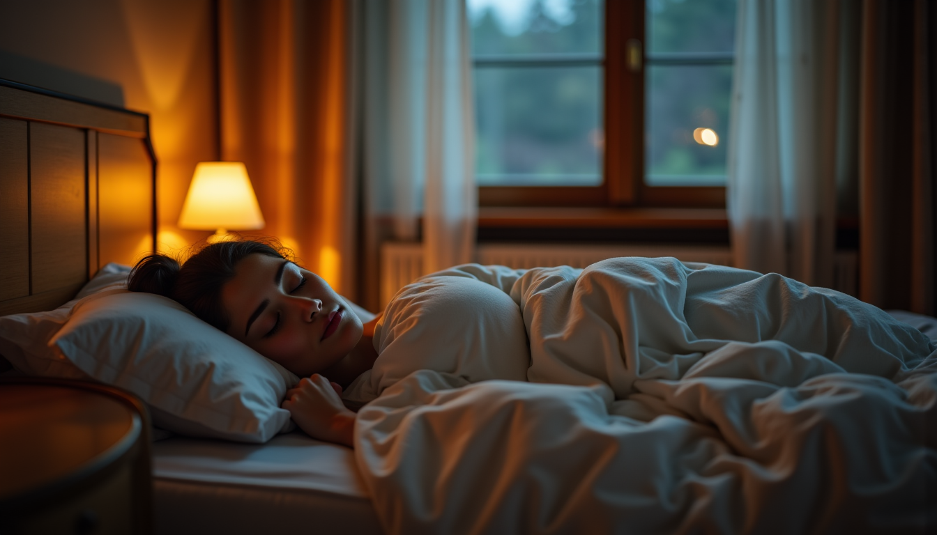 Illustration : onfortable. optimise le confort thermique pour un sommeil — secret des nuits réparatrices : comment la gravité douce apaise le système nerveux en un instant