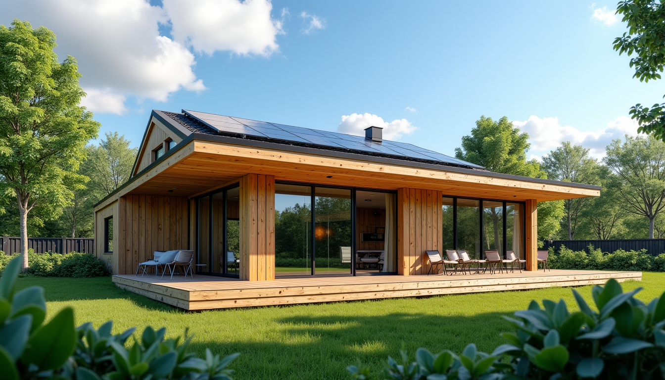 construire un avenir vert avec une maison durable — le choix des matériaux est crucial pour une