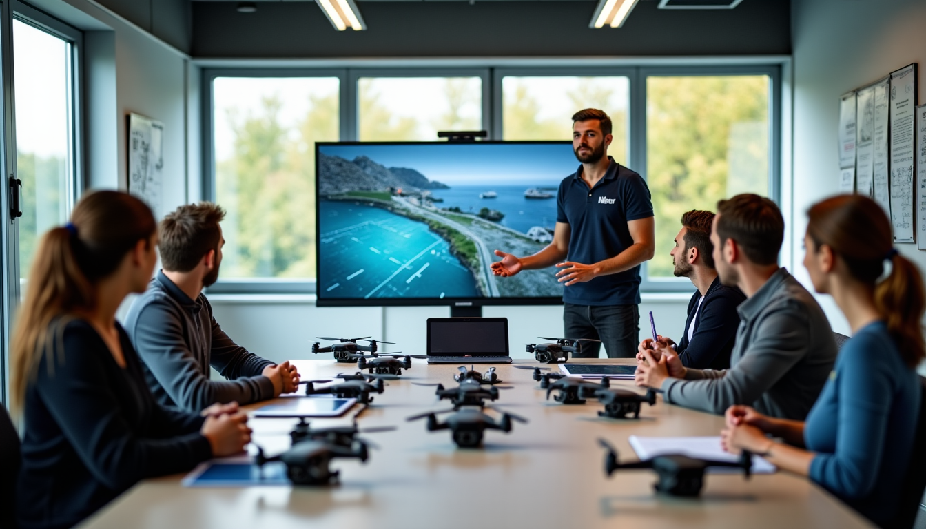 Illustration : une formation complète va au-delà du simple pilotage. — devenir télépilote : découvrez le meilleur centre de formation drone en région parisienne