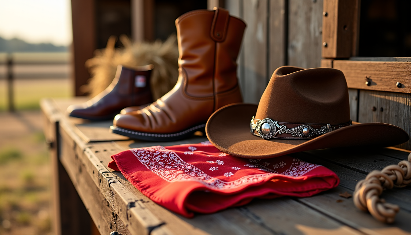 Illustration : leur simplicité apparente cache une capacité à transformer — produits de cowboy les plus populaires pour un style authentique