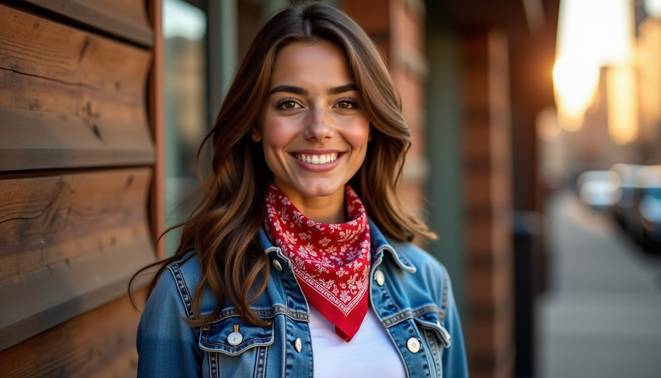 adopter le look du far west au quotidien avec nos essentiels — le bandana, pièce emblématique, offre une multitude de