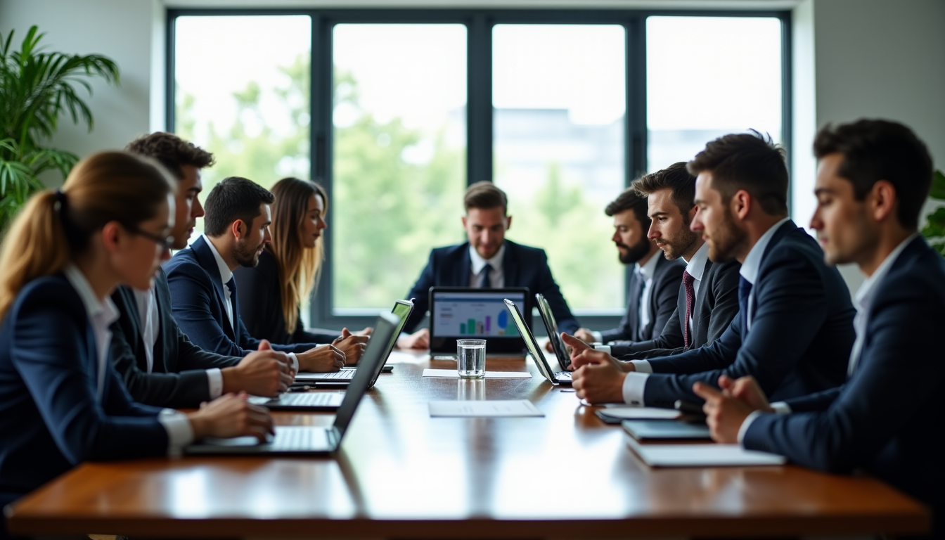 Illustration : une prospection b2b structurée est par définition mesurable. — prospection b2b : structurer une démarche commerciale qui convertit