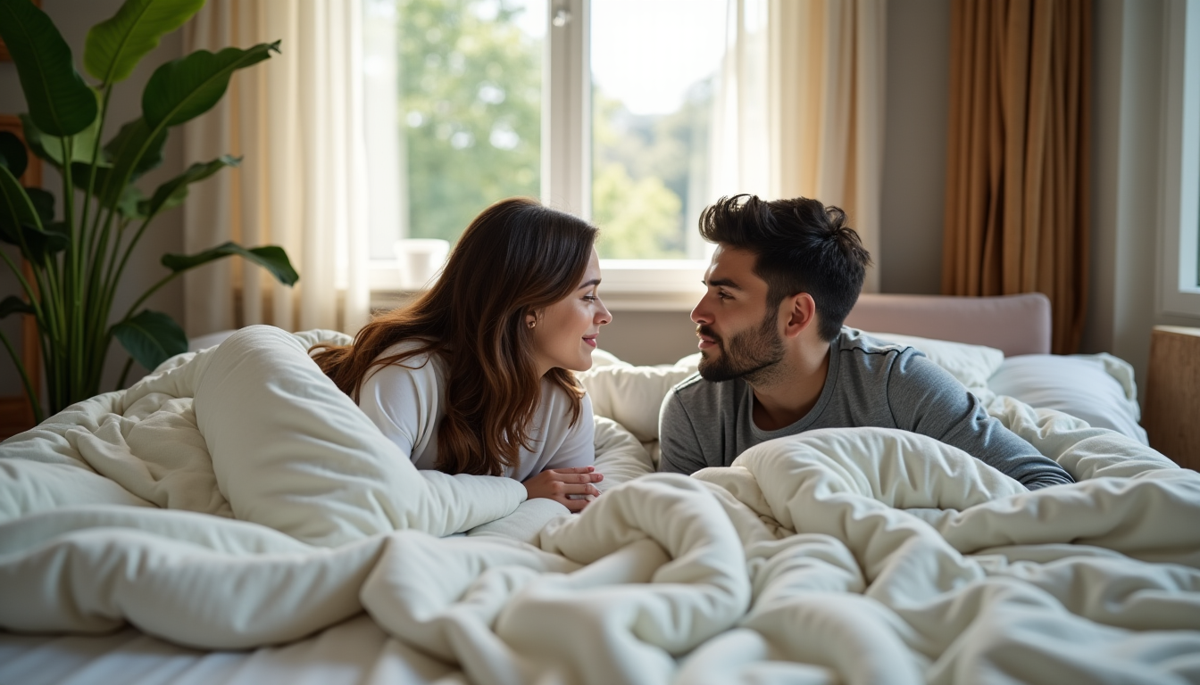 couverture lestée 2 personnes : comment choisir le poids idéal pour votre couple ? — habituer à une pression un peu plus légère