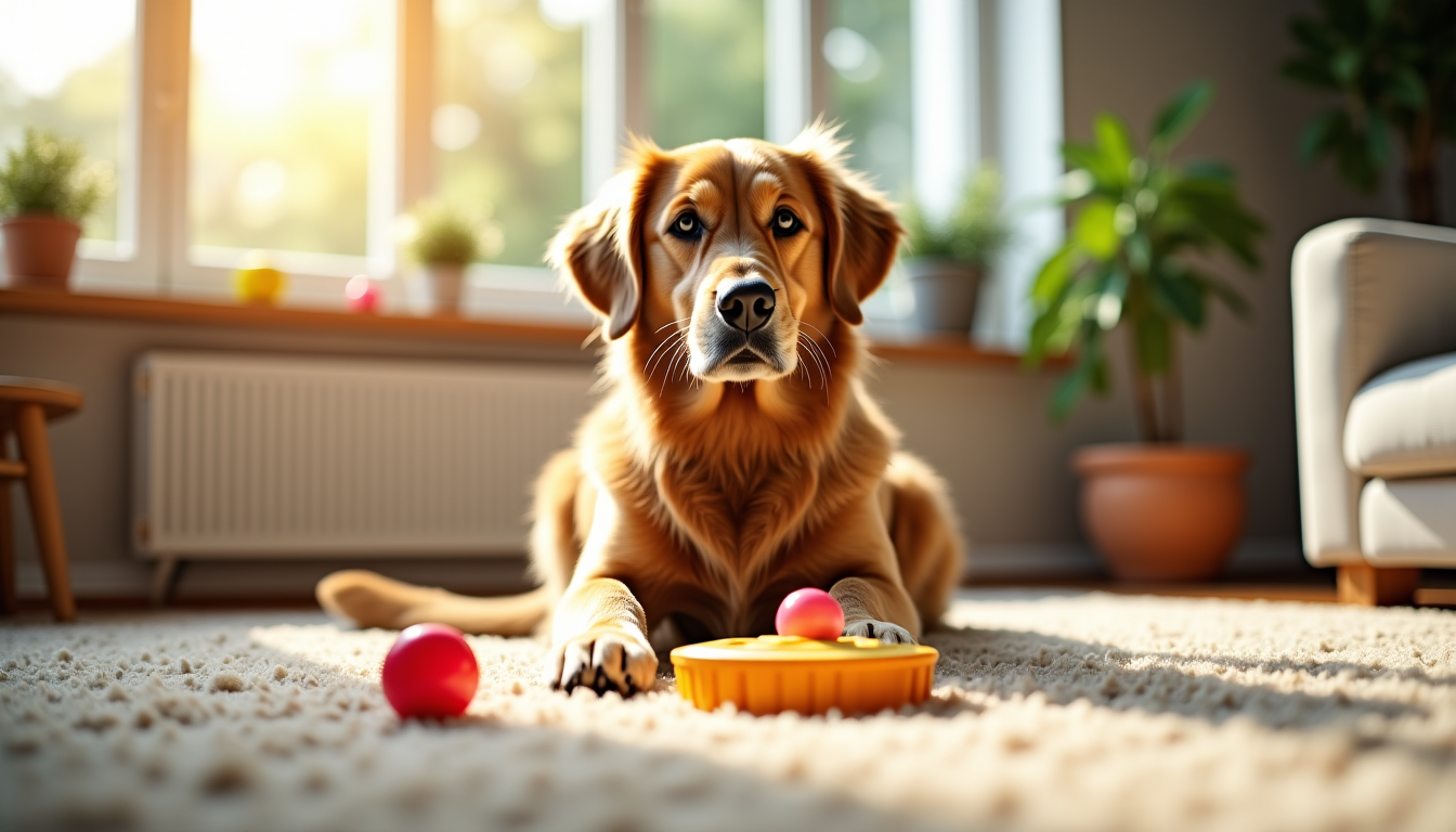 occuper un chien lorsqu'il reste seul à la maison ? — les chiens qui ont tendance à s'ennuyer rapidement,