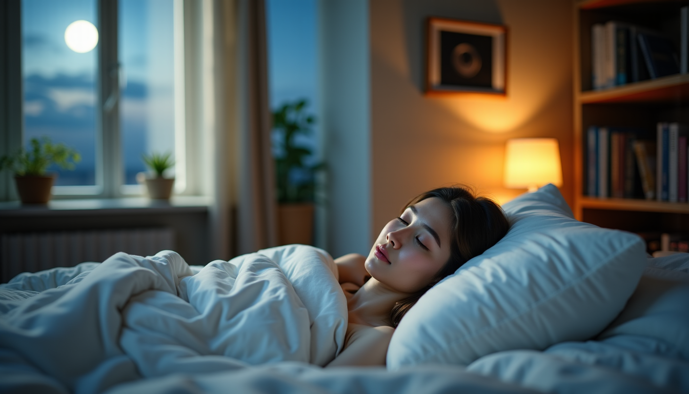 Illustration : un sommeil de qualité est indispensable à la — secrets d'un bien-être durable au quotidien
