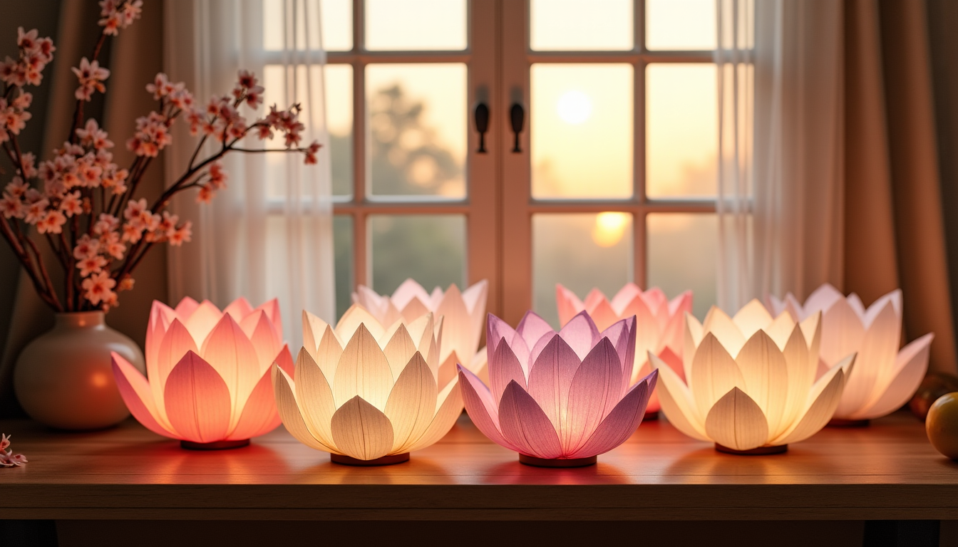 Illustration : pour une touche d'originalité, n'hésitez pas à associer — tout savoir sur la lanterne de lotus : origine, signification et conseils déco