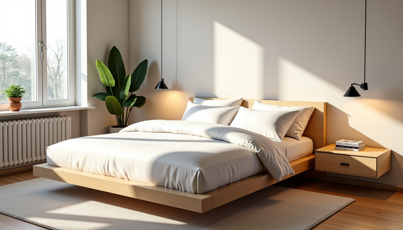 idées déco pour créer une chambre chaleureuse et moderne — les tables de chevet doivent compléter le style