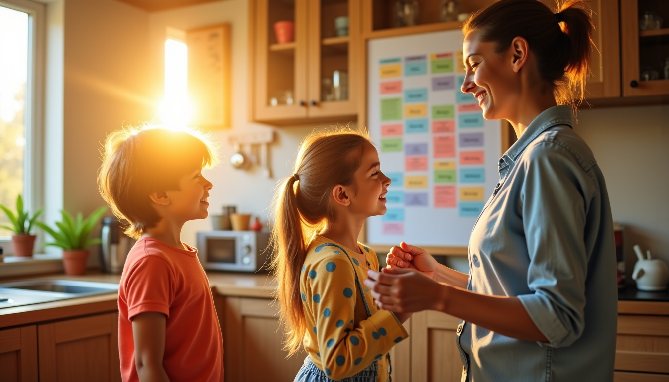 instaurer de bonnes habitudes chez les enfants ? — tour des emplois du temps peuvent être un