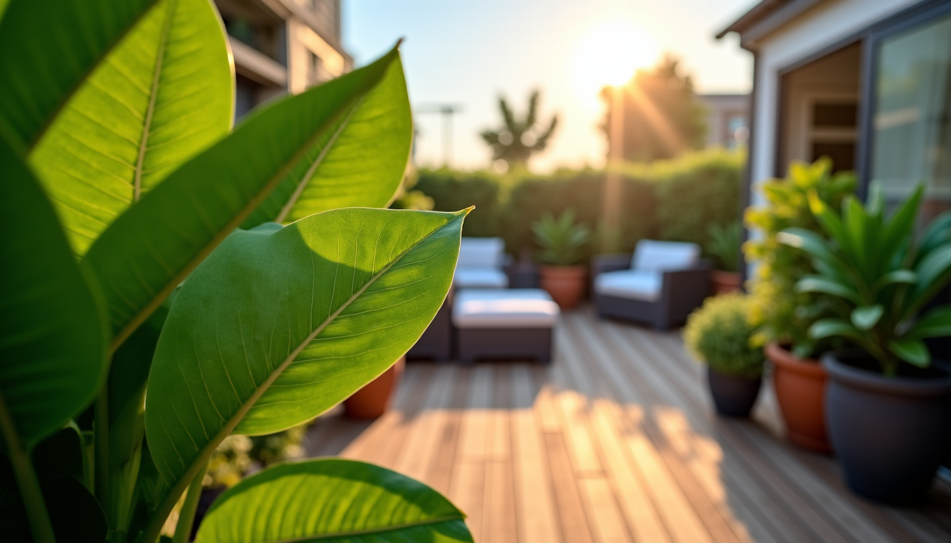 aménager une terrasse végétalisée ? — ctionnelles. la cohérence des matériaux contribue à l'harmonie