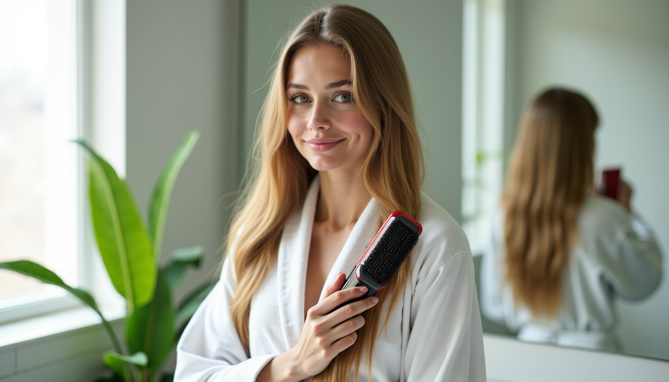 brosse lissante chauffante : le secret pour un brushing salon en moins de 10 minutes — ces quelques gestes, simples mais efficaces, poseront les