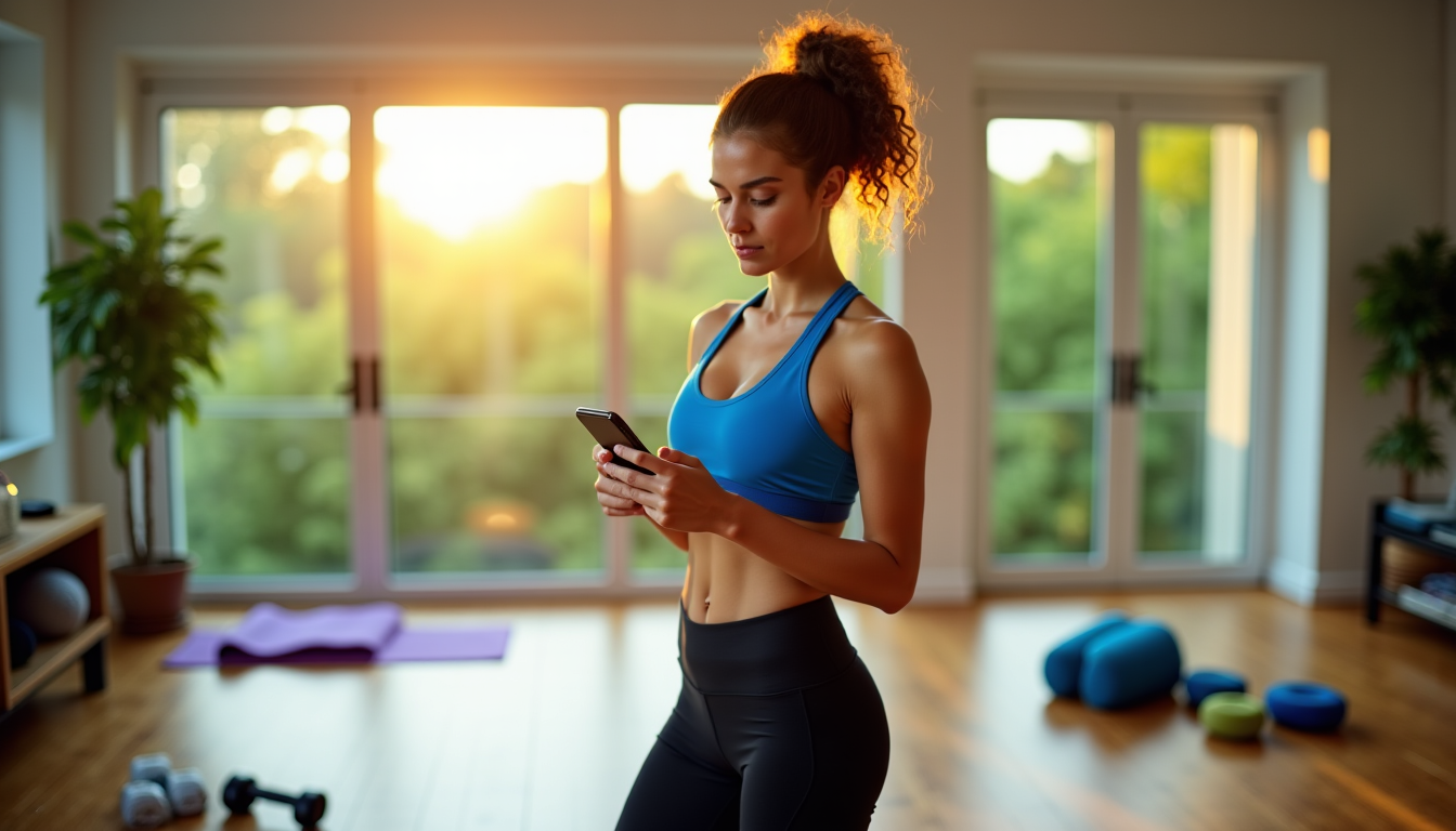 Illustration : fixez-vous des objectifs réalistes. que ce soit pour — application de coach sportif gratuite choisir pour commencer le sport à la maison ?