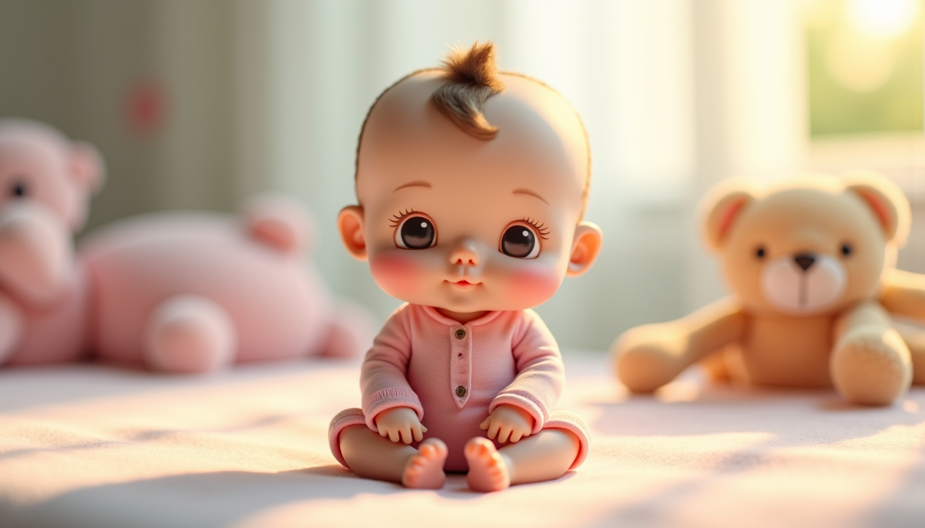 figurine 3d personnalisée de votre bébé : immortalisez ses premiers mois de manière unique — les artistes utilisent ensuite des logiciels spécialisés pour