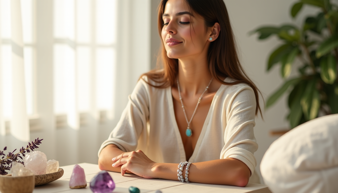 utiliser les pierres de lithothérapie pour libérer les tensions du quotidien — le port de bijoux en pierre naturelle est