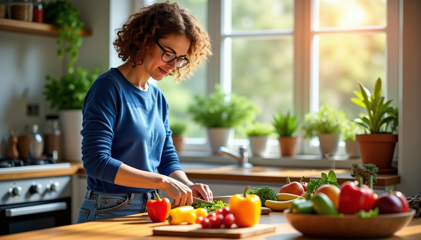 Illustration : au-delà des aliments eux-mêmes, la manière dont nous — améliorer sa santé grâce à une alimentation équilibrée