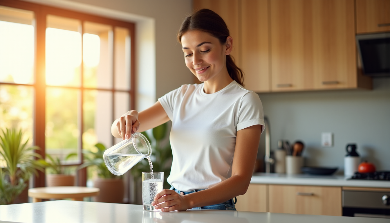 améliorez votre bien-être avec des habitudes simples et efficaces — boire suffisamment d'eau tout au long de la