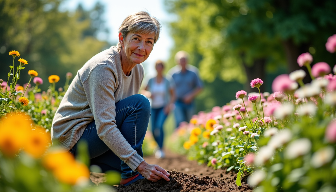 Illustration : la sédentarité jardinage, ménage actif, marche pour les — secrets méconnus pour une santé optimale au quotidien