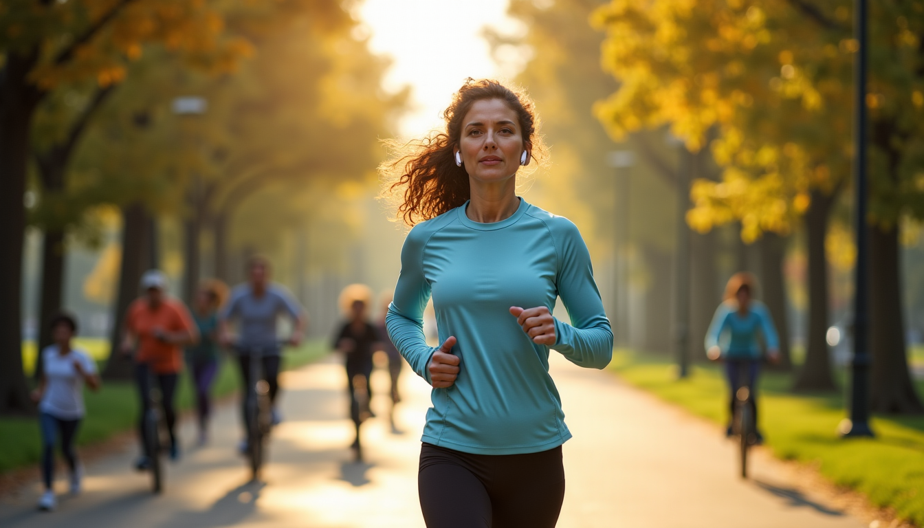 prendre soin de soi : clés pour une vie en bonne santé — une activité physique modérée, pratiquée plusieurs fois par