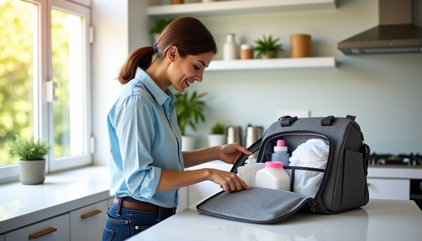 le sac à langer multi-compartiment est le meilleur allié des parents organisés — cette organisation méticuleuse facilite non seulement le rangement,