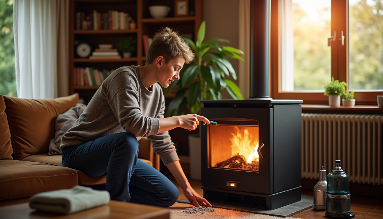 poêle à granulés : les bons gestes d'entretien pour éviter les risques d'incendie — placés pour garantir une bonne étanchéité et éviter