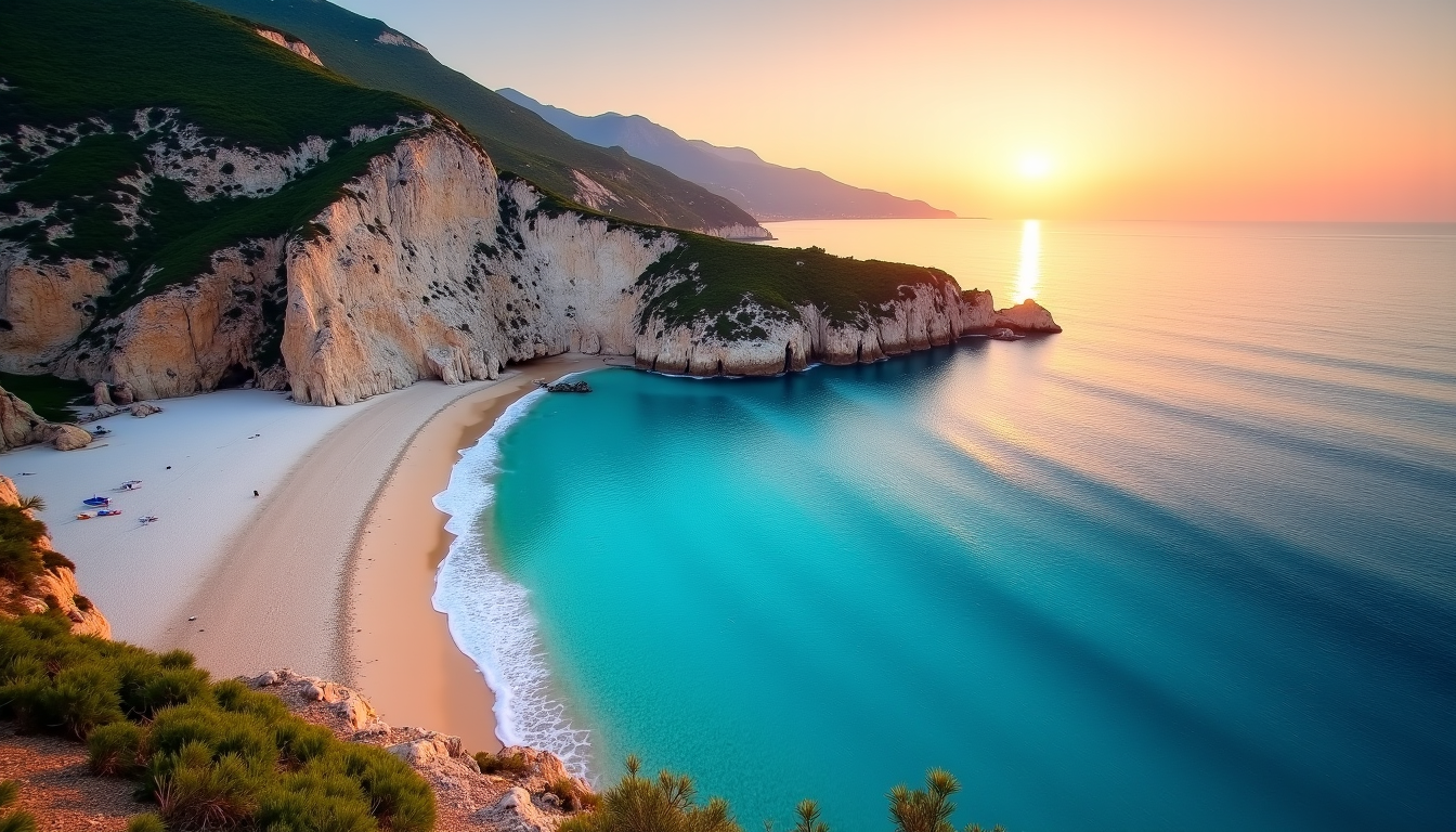 Illustration : si vous aspirez au calme et à la — plus belles plages de grèce pour des vacances de rêve
