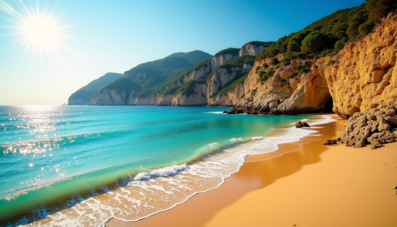Illustration : depuis ce point est absolument exceptionnel, permettant de — plus belles plages de grèce entre eaux turquoise et paysages spectaculaires