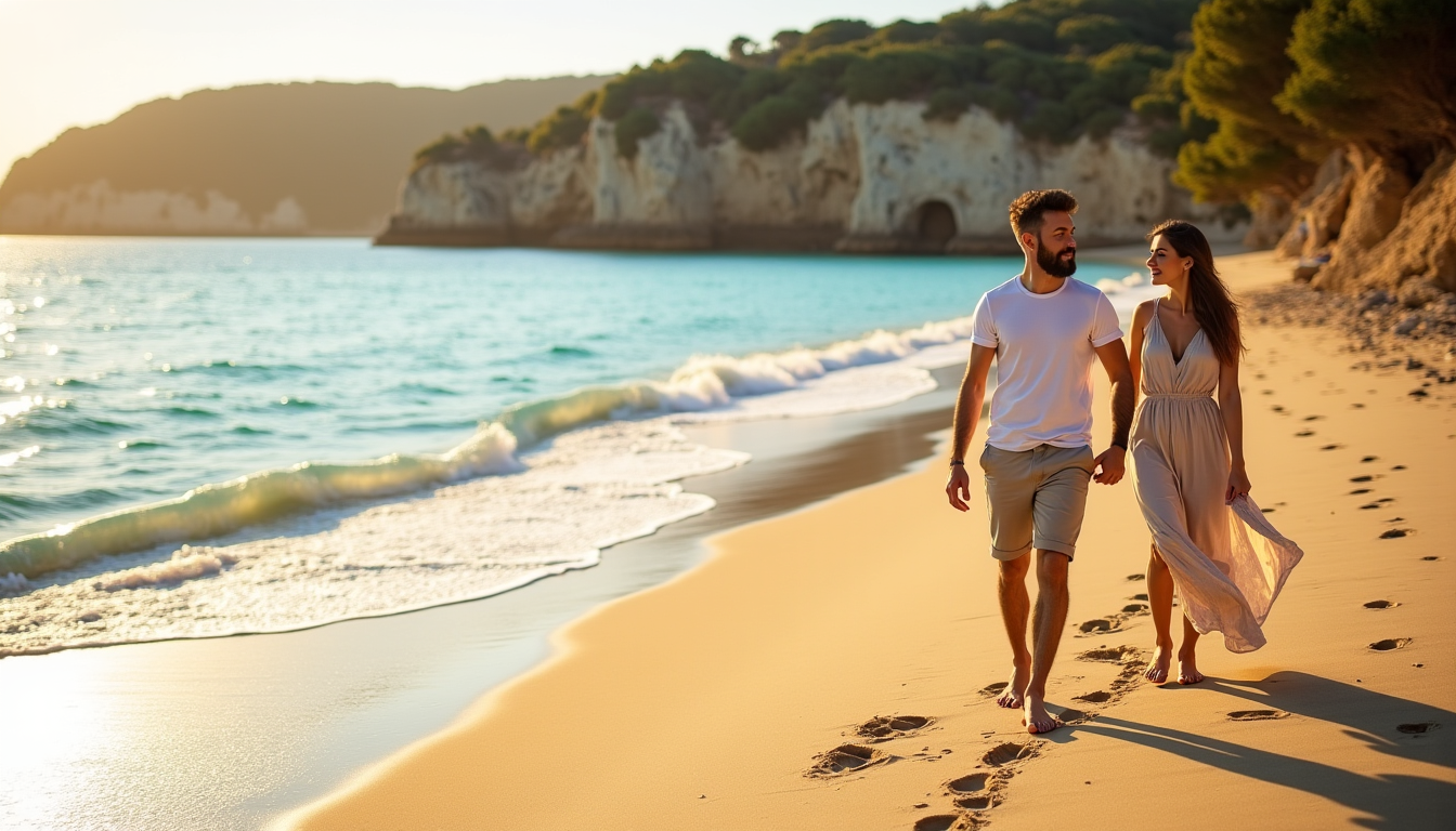 Illustration : plage abritée ou exposée. calme (abritée), sports nautiques — plus belles plages de grèce pour les amoureux de nature et de tranquillité