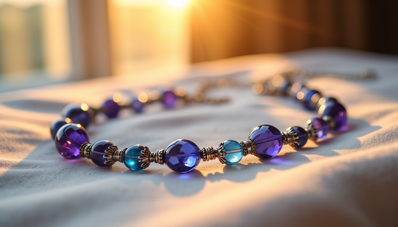 Illustration : buez. il s'adapte à toutes les occasions, du — crystal healing necklace : l’alliance entre esthétique, spiritualité et bien-être