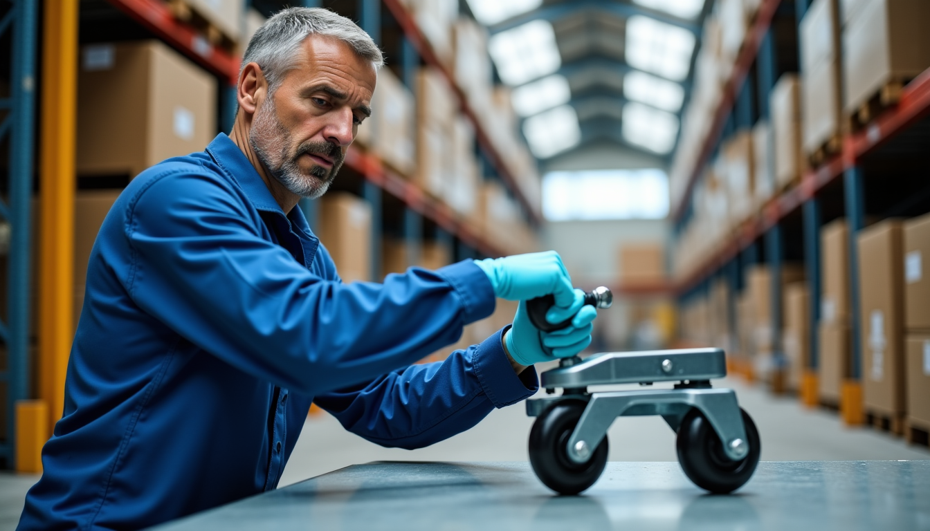 choisir des roulettes pour chariots de manutention en entrepôt et optimiser vos déplacements de stock — la poussière et l'humidité, prolongeant ainsi leur durée