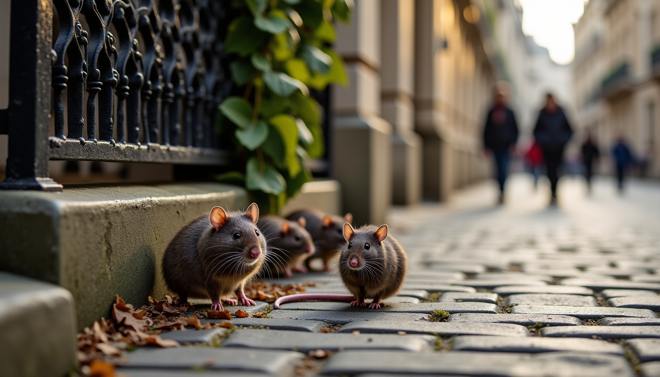 Illustration : face à la présence inévitable des rongeurs en — maladies transmises par les rongeurs : ce que cache l'invasion des rats à paris