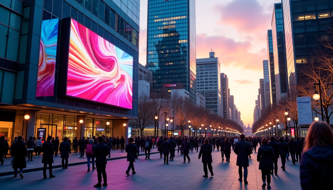 sont les avantages d’un écran led extérieur pour votre communication ? — la qualité supérieure de l'affichage, la fluidité des