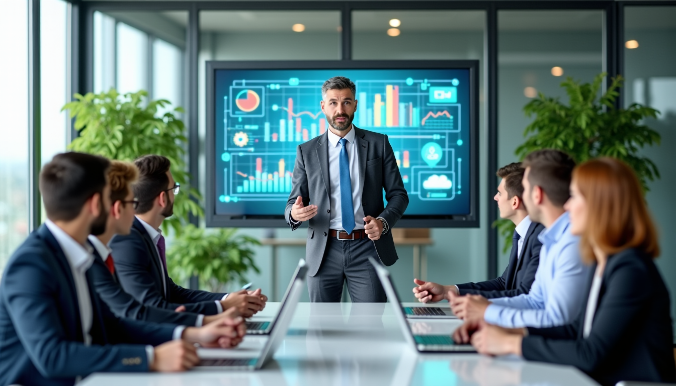 Illustration : le manager de transition agit comme un catalyseur, — faire appel au management de transition en période de crise ou de restructuration ?