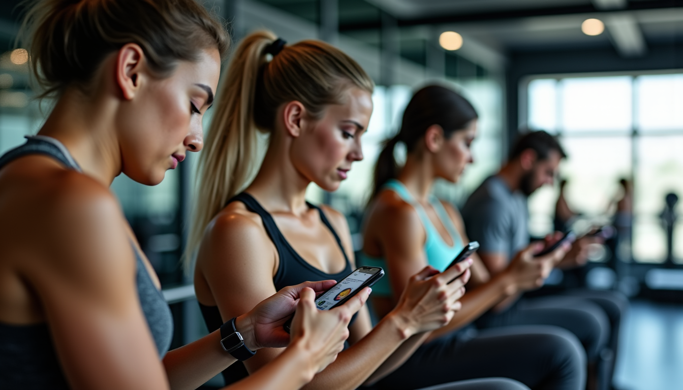 Illustration : « une application de coaching transforme le suivi — professionnels du fitness : pourquoi proposer une app coach sportif à vos adhérents ?