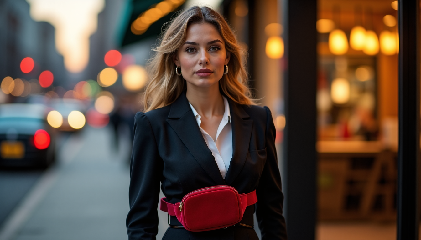 sac banane en velours pour femme : l'accessoire chic et pratique à adopter — n entretenu. une touche d'originalité et de caractère