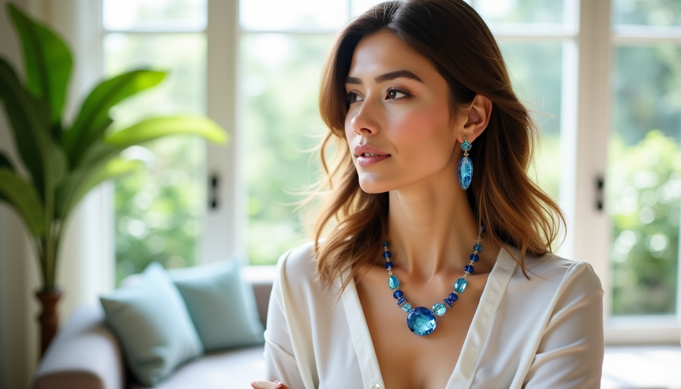 porter un collier en cristal de lithothérapie pour sublimer votre style et votre humeur — dorite. pour la communication et l'expression : aigue-marine,
