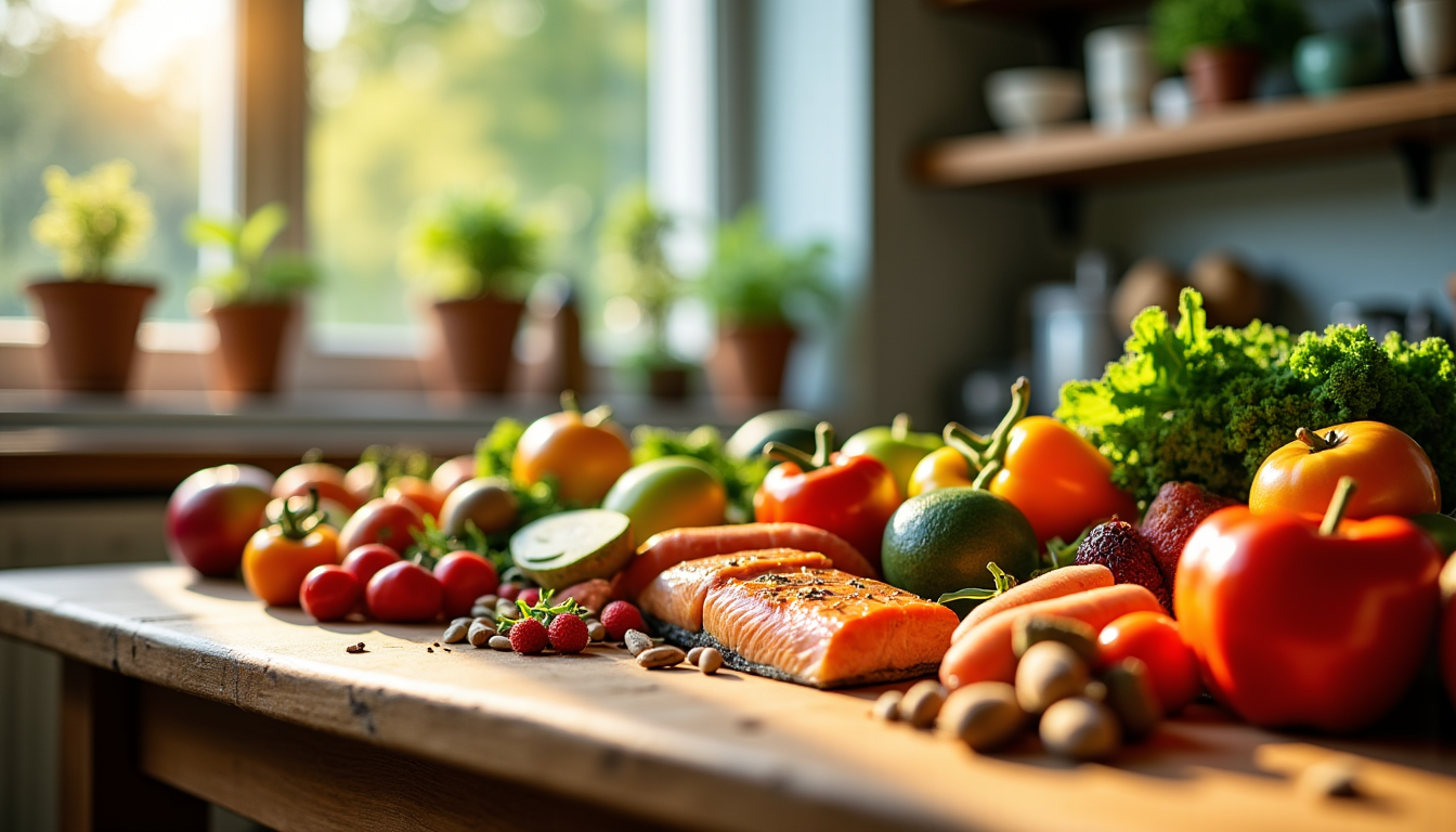 Illustration : de même, un apport suffisant en protéines de — l'alimentation impacte notre bien-être quotidien