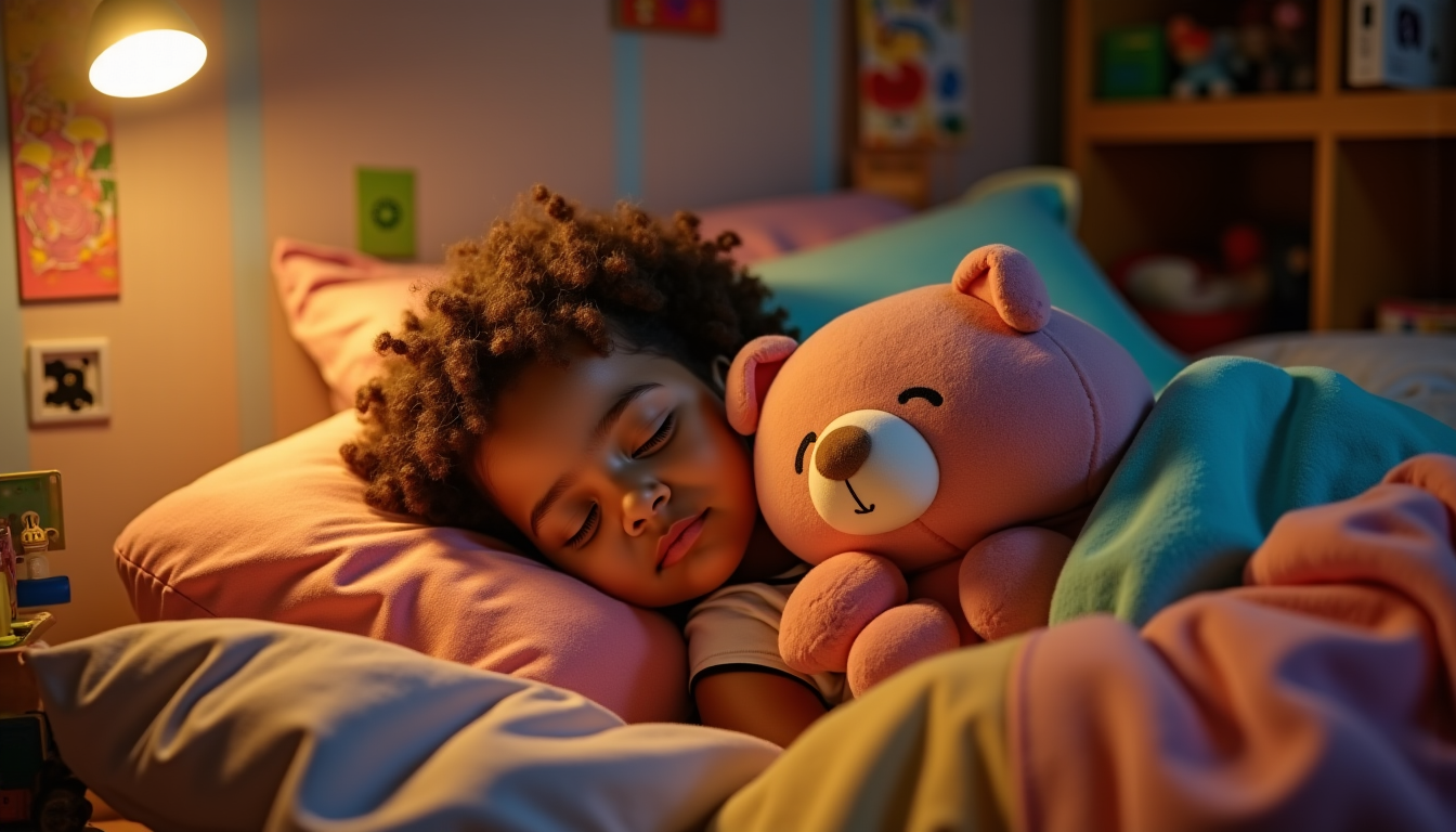 Illustration : ces chiffres sont des indications et il est — sommeil, anxiété, réconfort : les bienfaits d’une peluche lestée pour les enfants