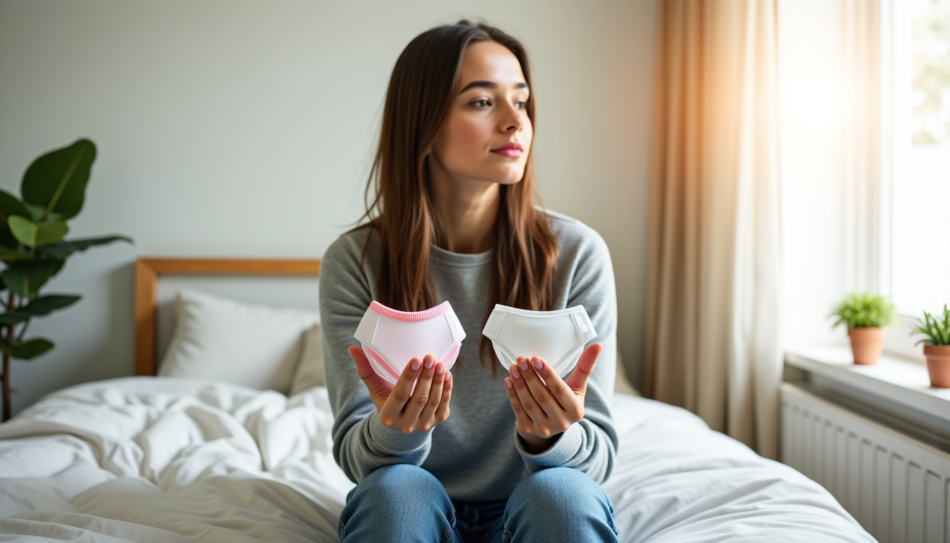 Illustration : l'offre en matière de culotte menstruelle s'est considérablement — culotte menstruelle ou protection classique : quelle option choisir au quotidien ?