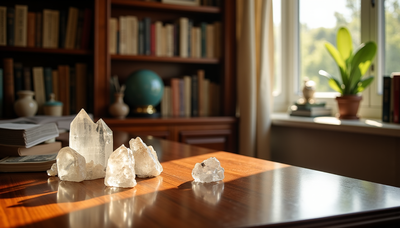 Illustration : ui peuvent agrémenter un bureau, une bibliothèque ou — intégrer des pièces en cristal dans votre décoration maison ?