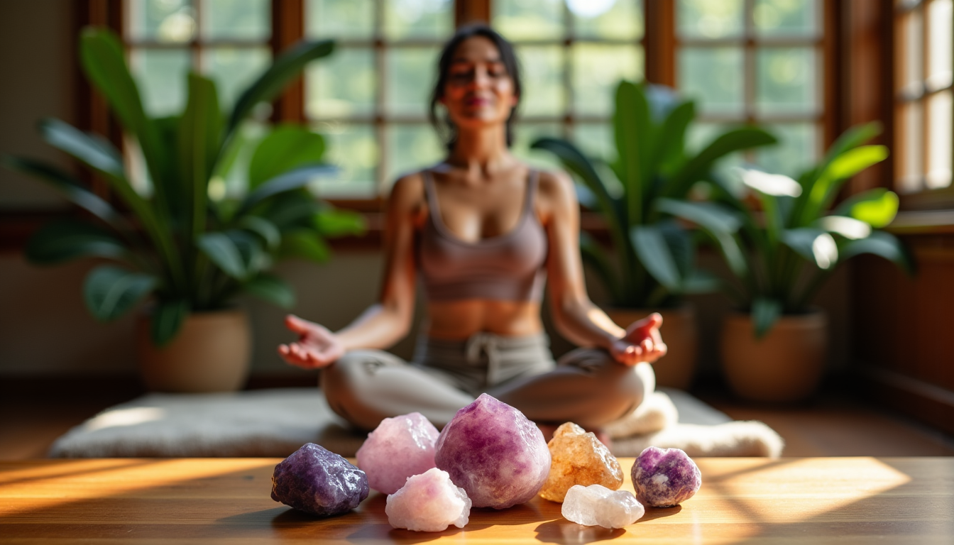 Illustration : pour prolonger les bienfaits à la maison, comme — faire appel à un praticien en crystal healing pour votre bien-être ?