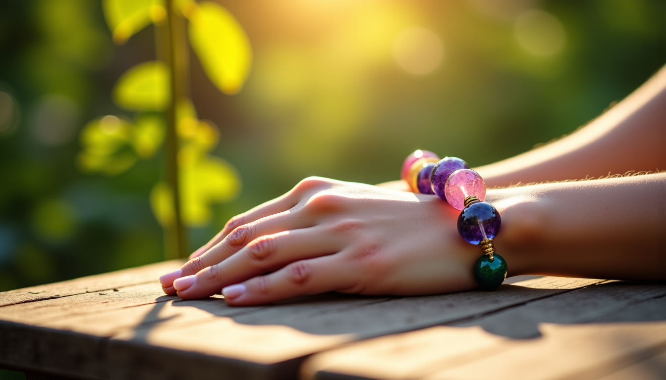 Illustration : la fréquence de purification dépend de l'utilisation de — tout savoir sur le bracelet lithothérapie pour les débutants