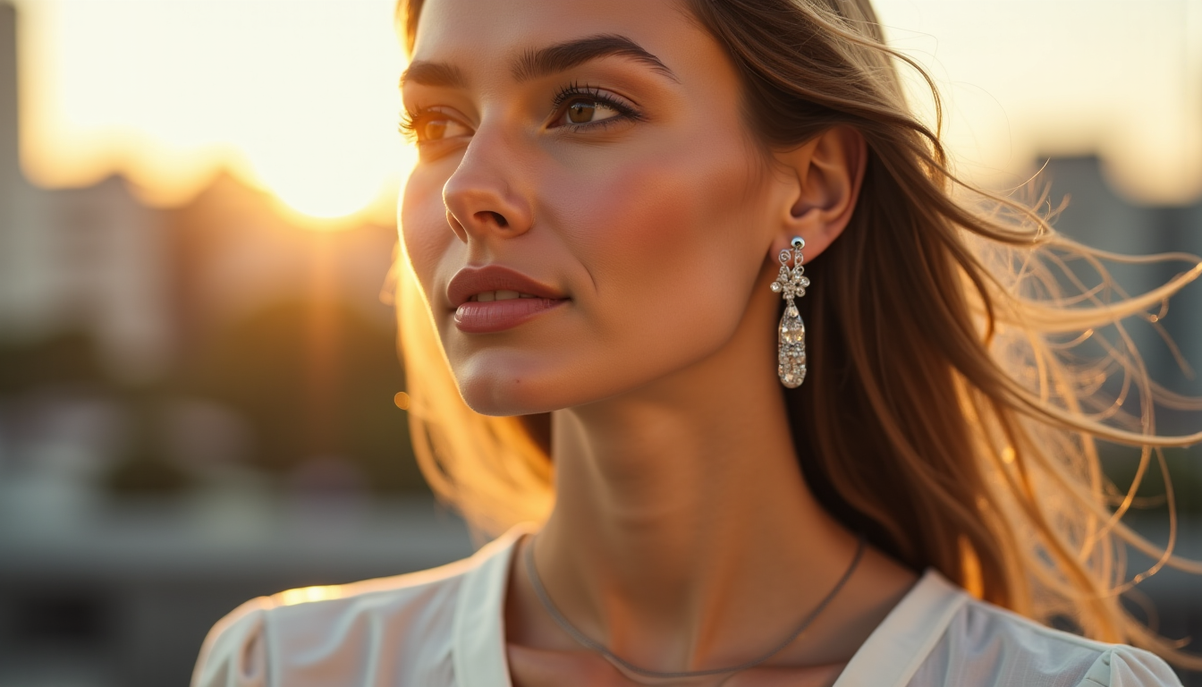 Illustration : ant une luminosité comparable à celle des pierres — bijoux argent 925 : comment les porter au quotidien pour sublimer toutes vos tenues