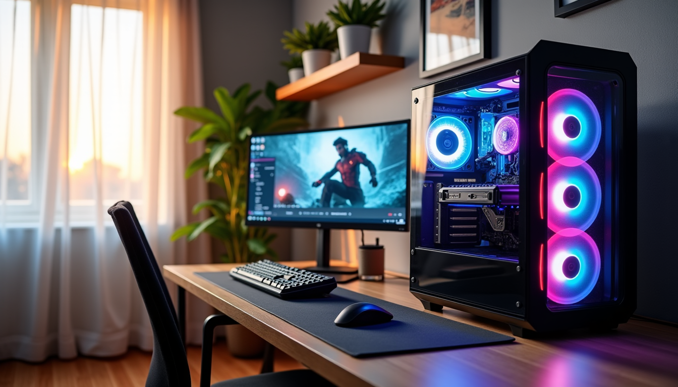 Illustration : au gaming ou à la production professionnelle. la — pc en fin de vie : découvrez la configuration à privilégier