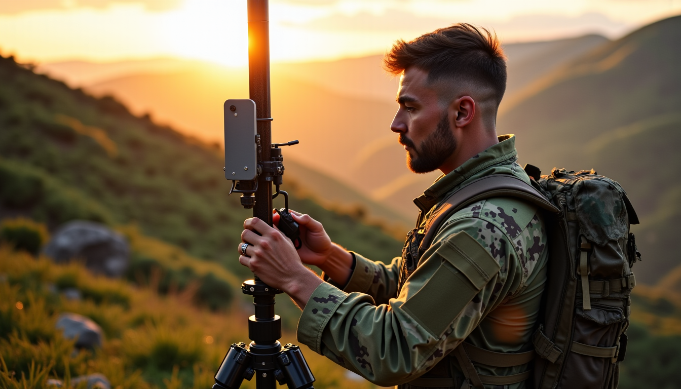 Illustration : la capacité à utiliser différentes bandes de fréquences — antenne militaire : comment assurer des communications fiables sur le terrain ?