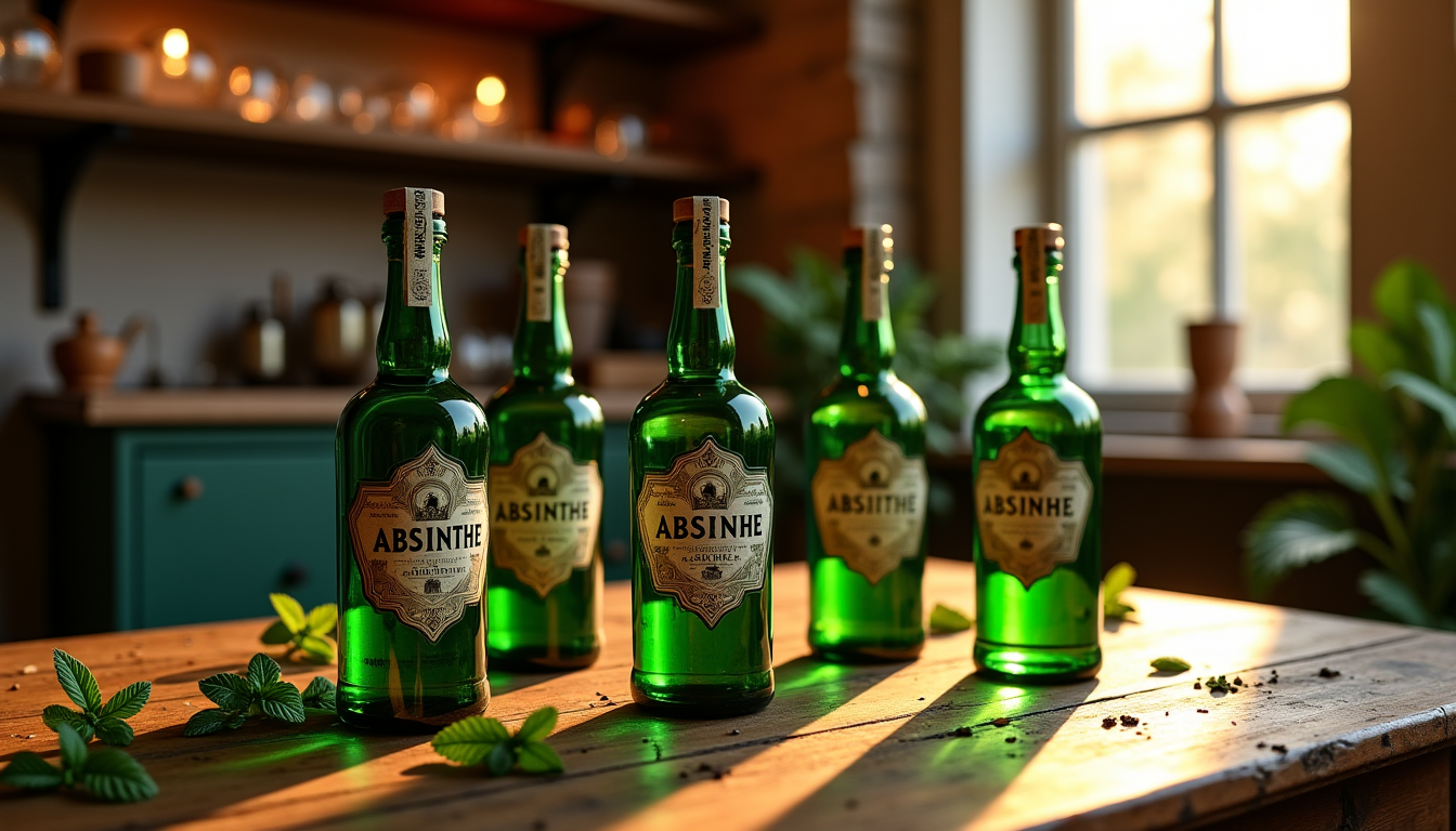 Illustration : pour choisir, il est recommandé d'explorer différents styles. — choisir une absinthe de qualité pour une expérience gustative unique ?