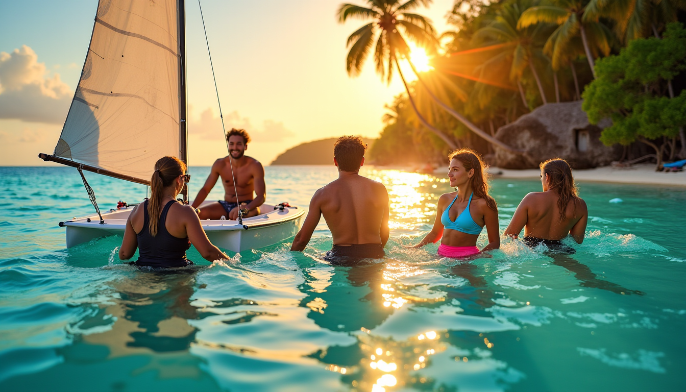 guide touristique des antilles : votre allié pour un séjour entre découvertes et détente — s nautiques, de la plongée sous-marine à la