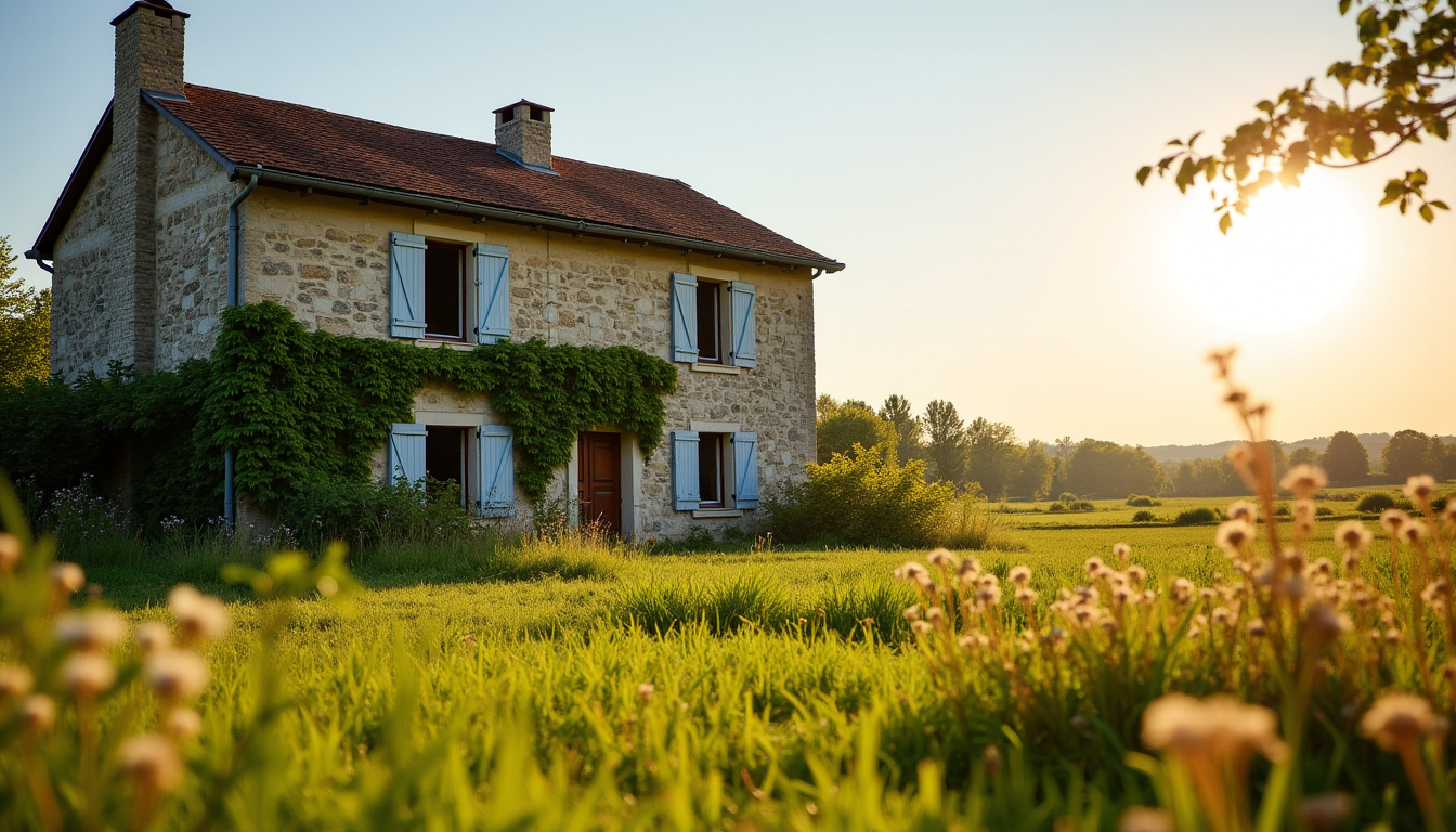 corps de ferme à rénover à vendre : libérez tout le potentiel d'un domaine de caractère — la rénovation d'un corps de ferme est un