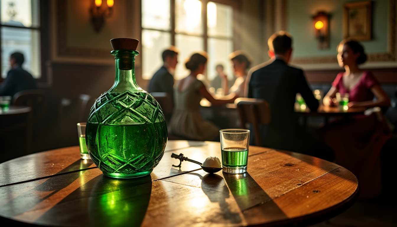 Illustration : en suisse, une initiative populaire a abouti à — l'histoire de l'absinthe : du remède médical au mythe de la "fée verte"