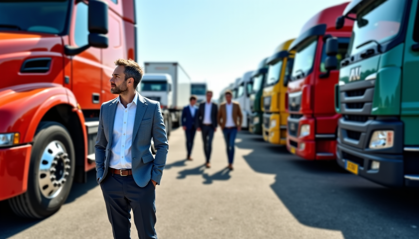 Illustration : le marché du camion d'occasion est vaste et — bien choisir son camion d'occasion parmi les plus grandes marques du marché